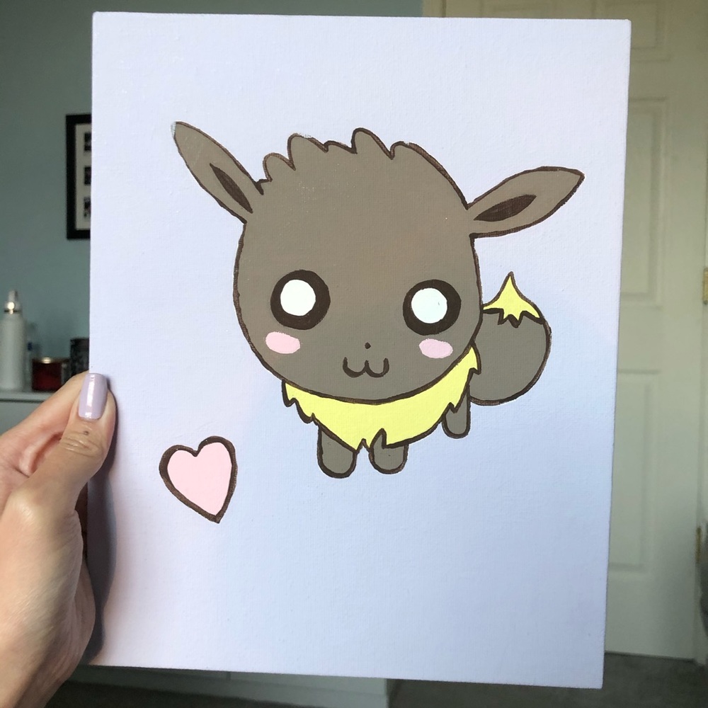 Pokémon Eevee painting